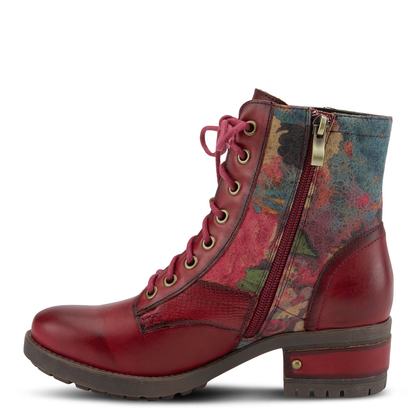 L'ARTISTE Spring Step Women's Marty Boots Red 9