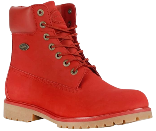 Mens red boots