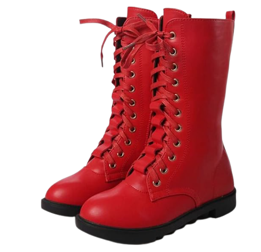 big red boots
