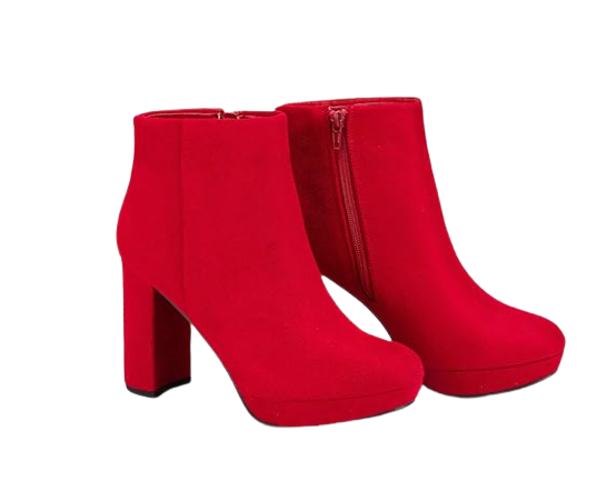 red boots women